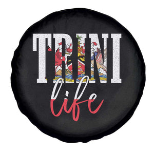 Trini Life Spare Tire Cover Trinidad and Tobago Flag Caribbean Souvenir TS10 Print Your Wear