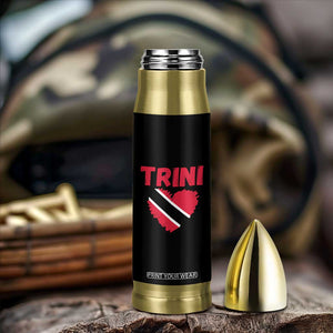 Trini Pride Bullet Tumbler Trinidad and Tobago Heart Flag Caribbean Roots TS10 Print Your Wear