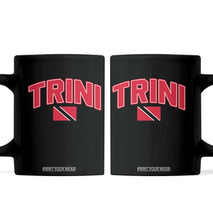 Trinidad and Tobago Flag Coffee Mug Trini Pride Vintage TS10 Black Print Your Wear