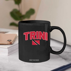 Trinidad and Tobago Flag Coffee Mug Trini Pride Vintage TS10 Print Your Wear