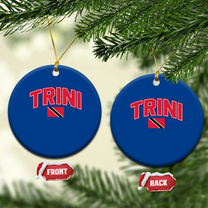 Trinidad and Tobago Flag Ceramic Ornament Trini Pride Vintage TS10 1pc Blue Print Your Wear