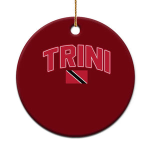 Trinidad and Tobago Flag Ceramic Ornament Trini Pride Vintage TS10 1pc Red Print Your Wear