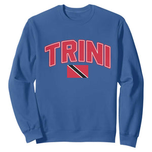 Trinidad and Tobago Flag Sweatshirt Trini Pride Vintage TS10 Royal Blue Print Your Wear