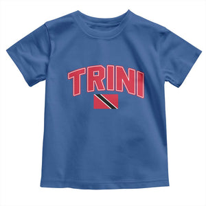 Trinidad and Tobago Flag Toddler T Shirt Trini Pride Vintage TS10 Royal Blue Print Your Wear