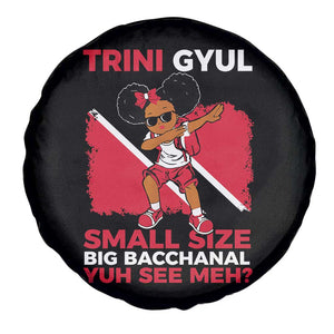 Trini Gyul Spare Tire Cover Funny Trinidadian Girl Afro Island Girls Caribbean TS10 Print Your Wear