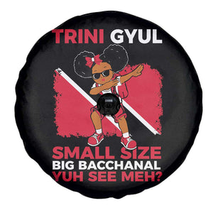 Trini Gyul Spare Tire Cover Funny Trinidadian Girl Afro Island Girls Caribbean TS10 Print Your Wear