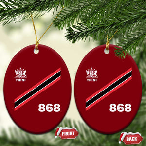 Trinidad and Tobago Flag Ceramic Ornament 868 Trini Soccer Fan TS10 Print Your Wear
