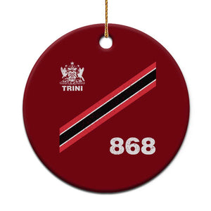 Trinidad and Tobago Flag Ceramic Ornament 868 Trini Soccer Fan TS10 1pc Red Print Your Wear