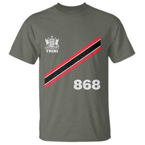 Trinidad and Tobago Flag T Shirt 868 Trini Soccer Fan TS10 Military Green Print Your Wear