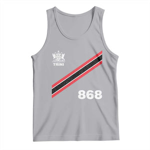 Trinidad and Tobago Flag Tank Top 868 Trini Soccer Fan TS10 Athletic Heather Print Your Wear