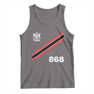 Trinidad and Tobago Flag Tank Top 868 Trini Soccer Fan TS10 Deep Heather Print Your Wear