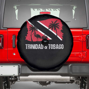 Trini Pride Spare Tire Cover Caribbean Trinidad And Tobago Flag TS10 Black Print Your Wear