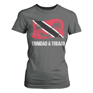 Trini Pride T Shirt For Women Caribbean Trinidad And Tobago Flag TS10 Dark Heather Print Your Wear