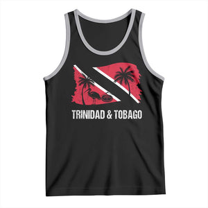 Trini Pride Tank Top Caribbean Trinidad And Tobago Flag TS10 Black Athletic Heather Print Your Wear