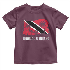 Trini Pride Toddler T Shirt Caribbean Trinidad And Tobago Flag TS10 Maroon Print Your Wear