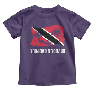 Trini Pride Toddler T Shirt Caribbean Trinidad And Tobago Flag TS10 Purple Print Your Wear