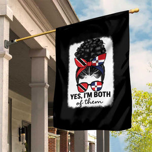 Trini Dominican Girl Garden Flag Yes Im Both Trinidad And Tobago Dominican Pride TS10 Print Your Wear