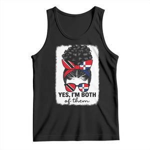 Trini Dominican Girl Tank Top Yes Im Both Trinidad And Tobago Dominican Pride TS10 Black Print Your Wear