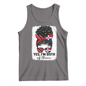 Trini Dominican Girl Tank Top Yes Im Both Trinidad And Tobago Dominican Pride TS10 Deep Heather Print Your Wear