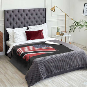 USA Trinidad and Tobago Throw Blanket Retro Vintage American Trini Pride Flag TS10 Print Your Wear