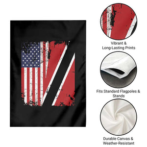 USA Trinidad and Tobago Garden Flag Retro Vintage American Trini Pride Flag TS10 Print Your Wear