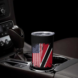 USA Trinidad and Tobago Tumbler Cup Retro Vintage American Trini Pride Flag TS10 Print Your Wear