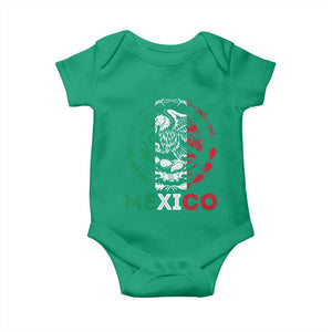 Mexico Coat of Arms Baby Onesie Eagle Mexican Flag Mexico Heritage Roots TS10 Irish Green Print Your Wear