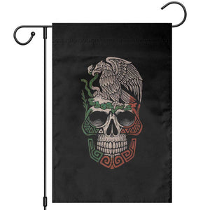 Mexico Coat of Arms Skull Garden Flag Eagle Mexican Flag Mexico Heritage Roots TS10 Black Print Your Wear