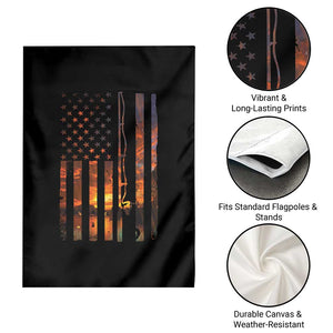 American Flag Fishing Garden Flag Fish Fisher Fisherman Fishing Rod Sunset TS10 Print Your Wear