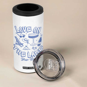 Personalized Love on the Lake Bachelorette 4 in 1 Can Cooler Tumbler Custom Text Camp Bach Party TS10 Print Your Wear