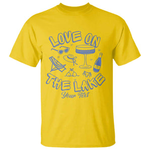 Personalized Love on the Lake Bachelorette T Shirt Custom Text Camp Bach Party TS10 Daisy Print Your Wear