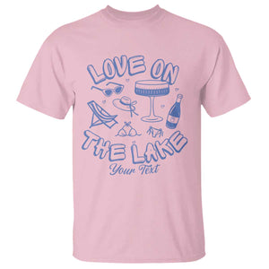 Personalized Love on the Lake Bachelorette T Shirt Custom Text Camp Bach Party TS10 Light Pink Print Your Wear