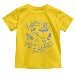 Personalized Love on the Lake Bachelorette Toddler T Shirt Custom Text Camp Bach Party TS10 Daisy Print Your Wear