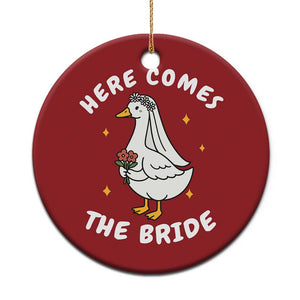 Silly Goose Bride Christmas Ornament Funny Goose Lovers TS10 Print Your Wear