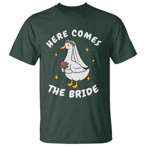 Silly Goose Bride T Shirt Funny Goose Lovers TS10 Dark Forest Green Print Your Wear
