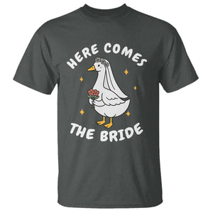Silly Goose Bride T Shirt Funny Goose Lovers TS10 Dark Heather Print Your Wear
