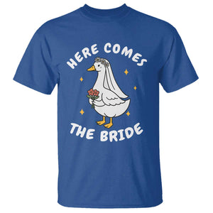 Silly Goose Bride T Shirt Funny Goose Lovers TS10 Royal Blue Print Your Wear