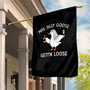 Mrs. Silly Goose Bride Garden Flag Funny Goose Lovers TS10 Print Your Wear