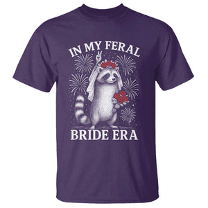 In My Feral Bride Era T Shirt Funny Raccoon Lovers TS10 Purple Print Your Wear