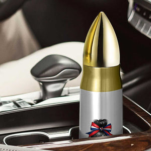 Dominican Girl Bullet Tumbler Messy Bun Caribbean Dominican Republic DR Flag TS10 Print Your Wear