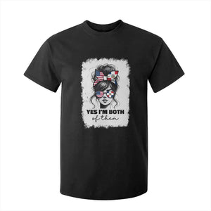 Dominican American Woman T Shirt For Kid Yes Im Both Of Them TS10 Black Print Your Wear