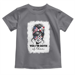Dominican American Woman Toddler T Shirt Yes Im Both Of Them TS10 Charcoal Print Your Wear