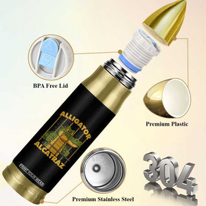 Alligator Alcatraz Florida Everglades Bullet Tumbler Funny Political Satire Meme TS10 Print Your Wear