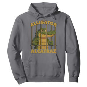 Alligator Alcatraz Florida Everglades Hoodie Funny Political Satire Meme TS10 Charcoal Print Your Wear