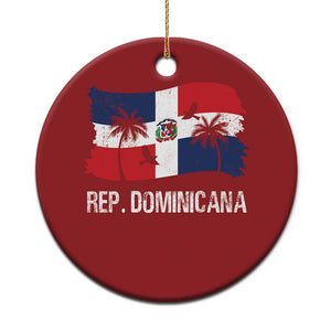 Dominican Republic Flag Christmas Ornament Island Pride Caribbean Heritage TS10 Print Your Wear
