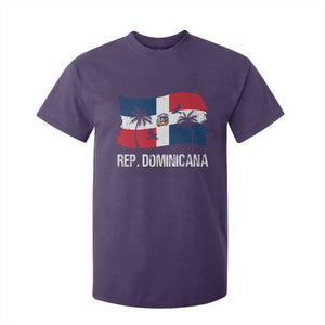Dominican Republic Flag T Shirt For Kid Island Pride Caribbean Heritage TS10 Purple Print Your Wear