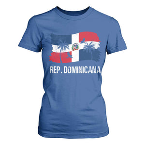 Dominican Republic Flag T Shirt For Women Island Pride Caribbean Heritage TS10 Royal Blue Print Your Wear