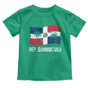 Dominican Republic Flag Toddler T Shirt Island Pride Caribbean Heritage TS10 Irish Green Print Your Wear