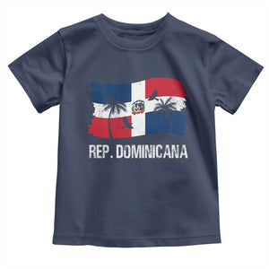 Dominican Republic Flag Toddler T Shirt Island Pride Caribbean Heritage TS10 Navy Print Your Wear