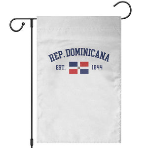 Dominican Republic Garden Flag Vintage Distressed Varsity Rep Dominicana Flag TS10 White Print Your Wear